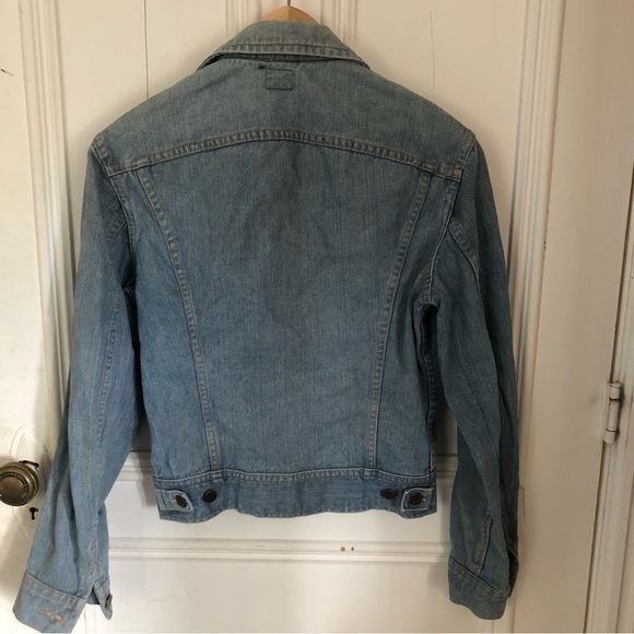 Vintage Lee Boho Coastal Cowgirl Denim Jean Jacket Small - Picture 7 of 7